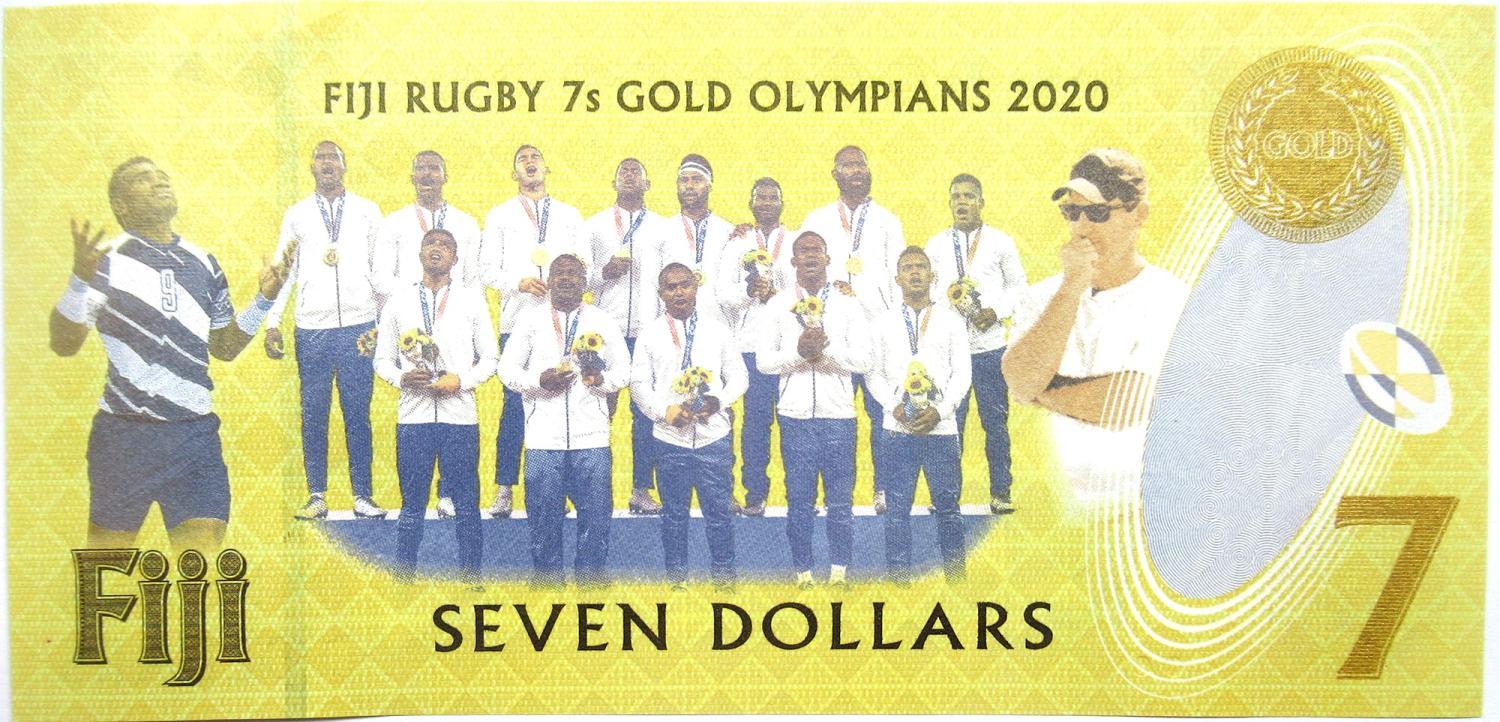 Fiji 7 Dólares N/D (2022) Comemorativa Nova Pick #122