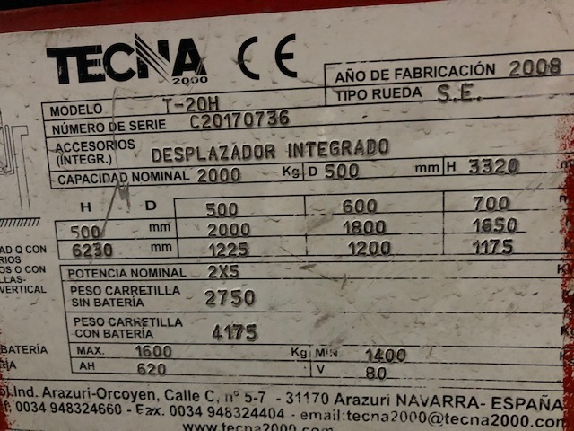 TECNA - T-20H - ANO 2008