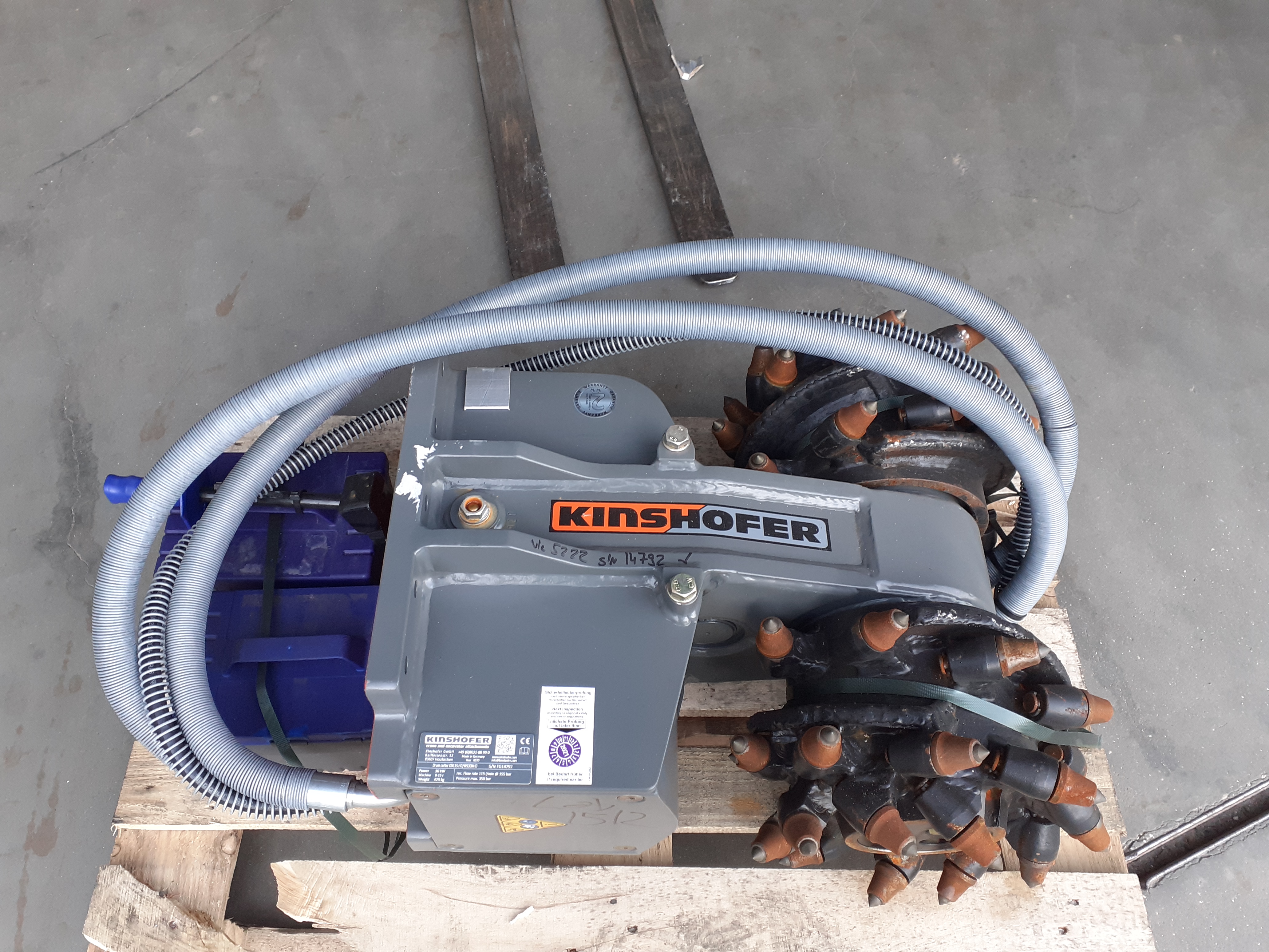 FRESADORA KINSHOFER, MODELO KDC15HD, S/N: FG14792