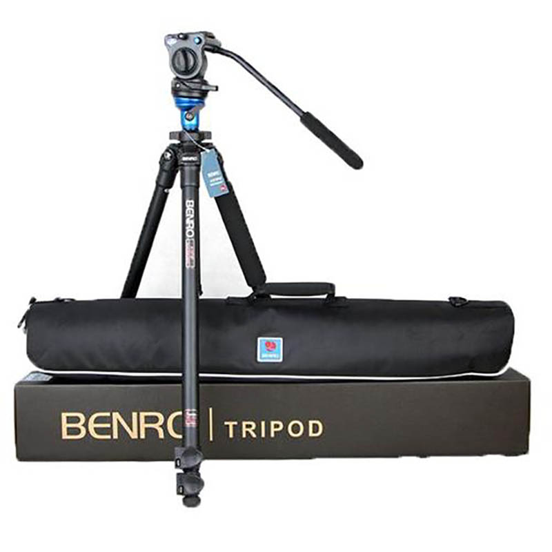 Benro Tripé Alumínio Vídeo Single Tube KIT 2 Secções