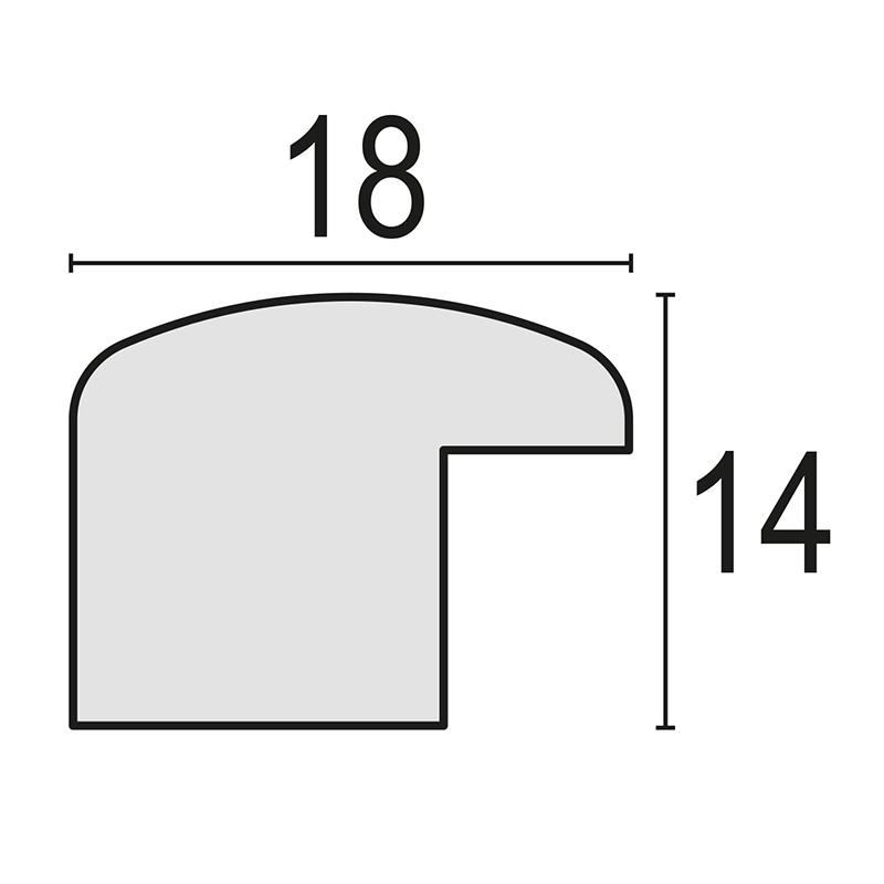 Moldura ZEP madeira - cores sortidas 15x20
