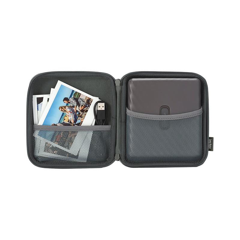 Instax Link Wide case cinza moka