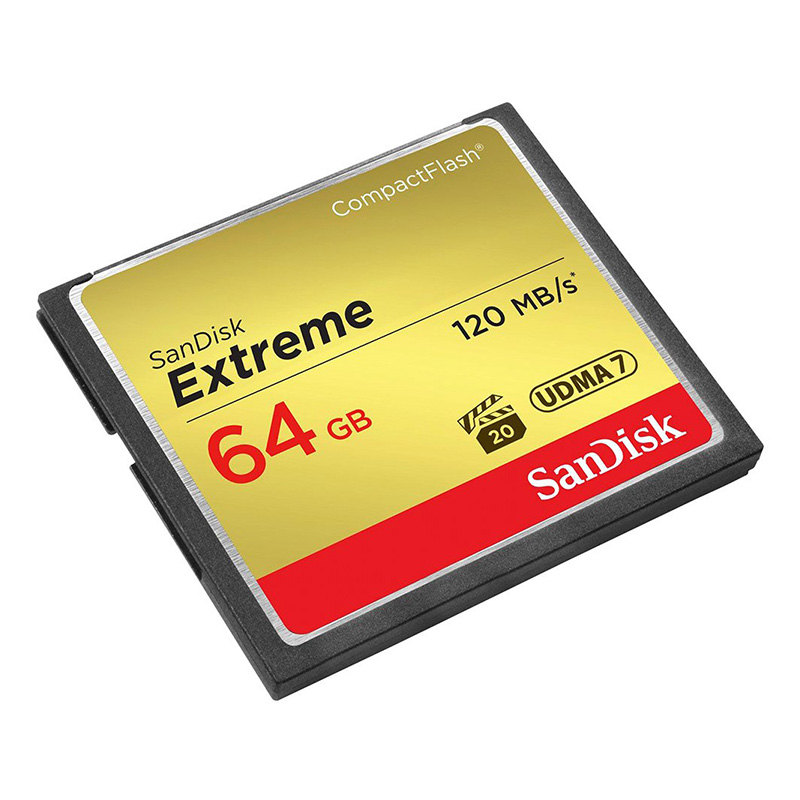 Sandisk Extreme CF 64GB 120MB seg