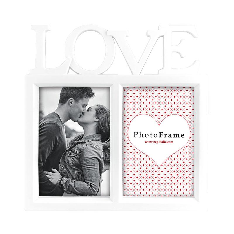 Moldura ZEP Madeira Branco 2x 10x15