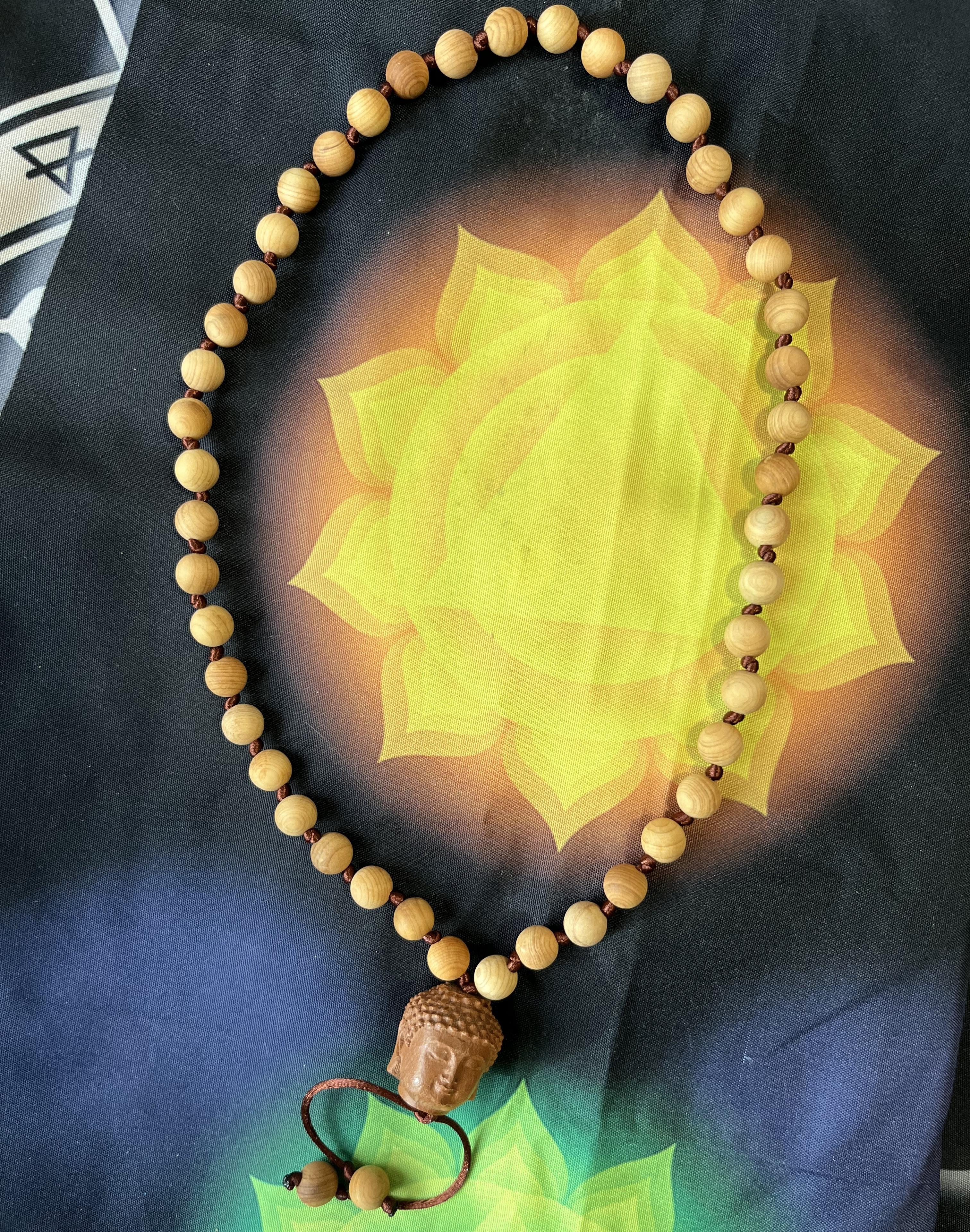 Japamala Pau Santo do Perú 45 contas (utilização em Agesta)