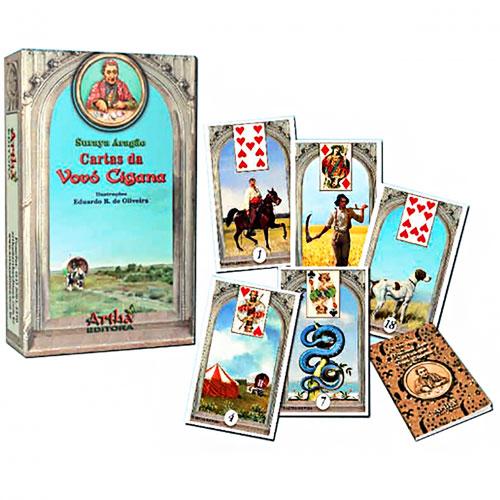 Tarôt cartas da ´Vóvó Cigana´ (36 cartas)