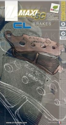  PASTILHAS TRAVÃO CL BRAKES sinterizadas 3116MSC- HONDA X-ADV