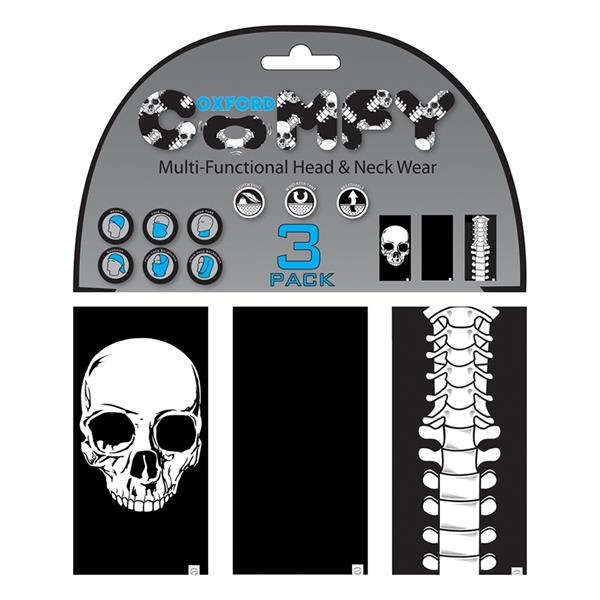 OXFORD LENÇO COMFY SKELETON 3 UNIDADES