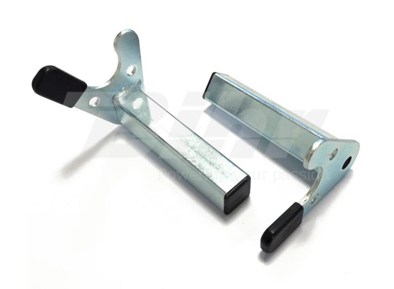 Suportes em V para cavalete traseiro