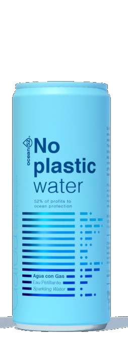 No Plastic Water com gás cx24