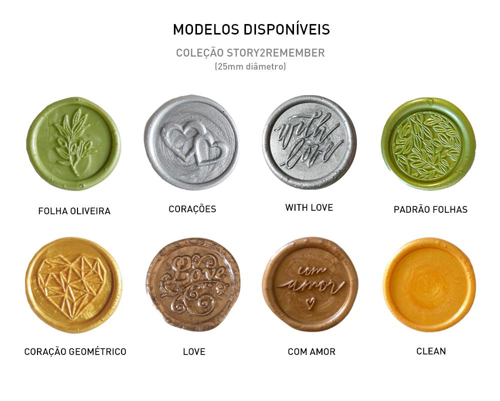 Selos de Lacre Adesivo