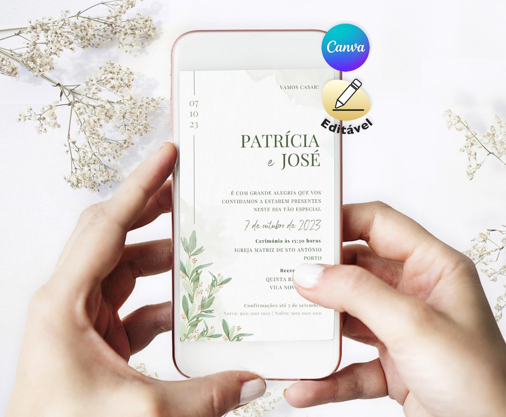 EDIT | Convite Olive Greenery