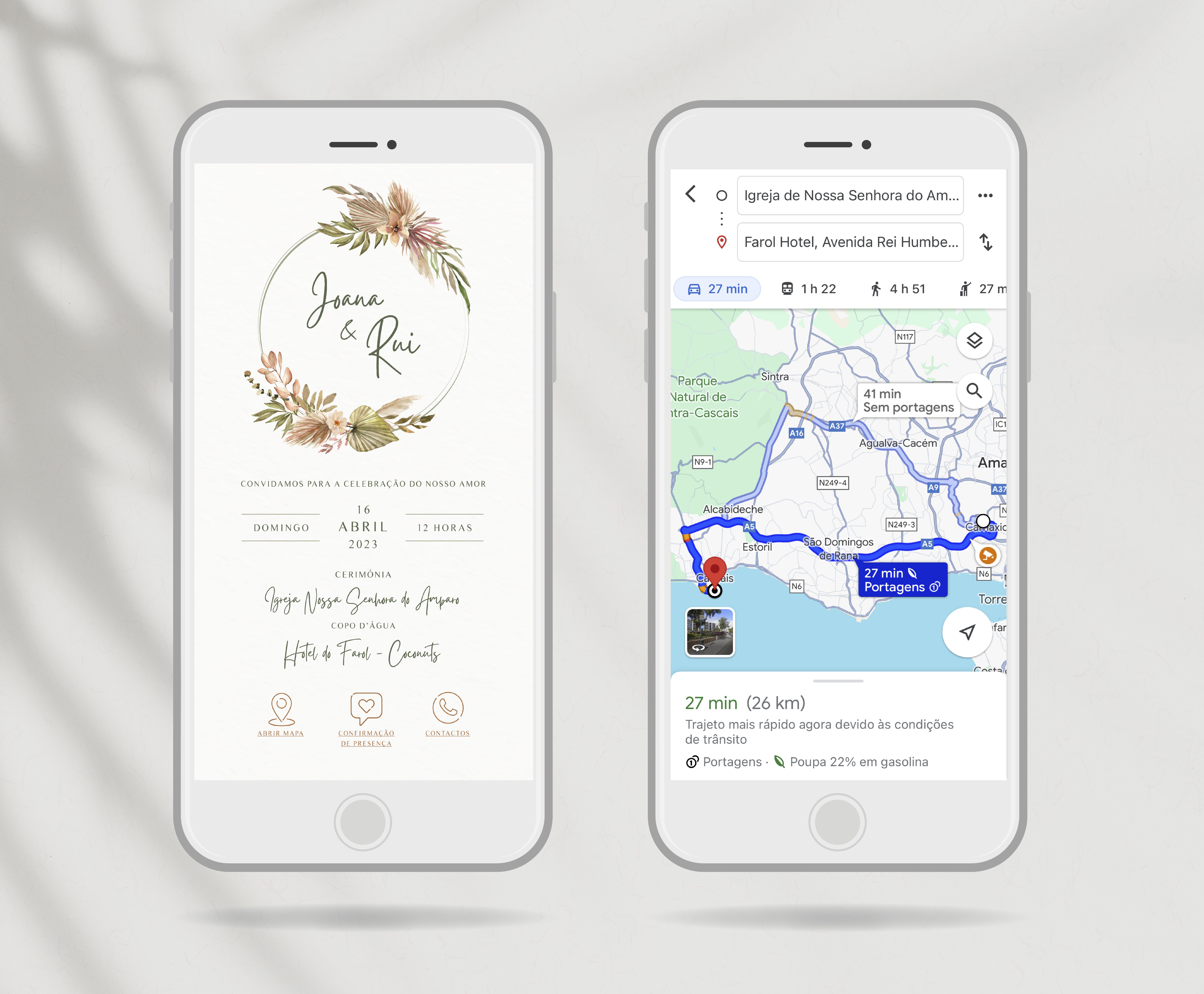 Convite Romantic Boho