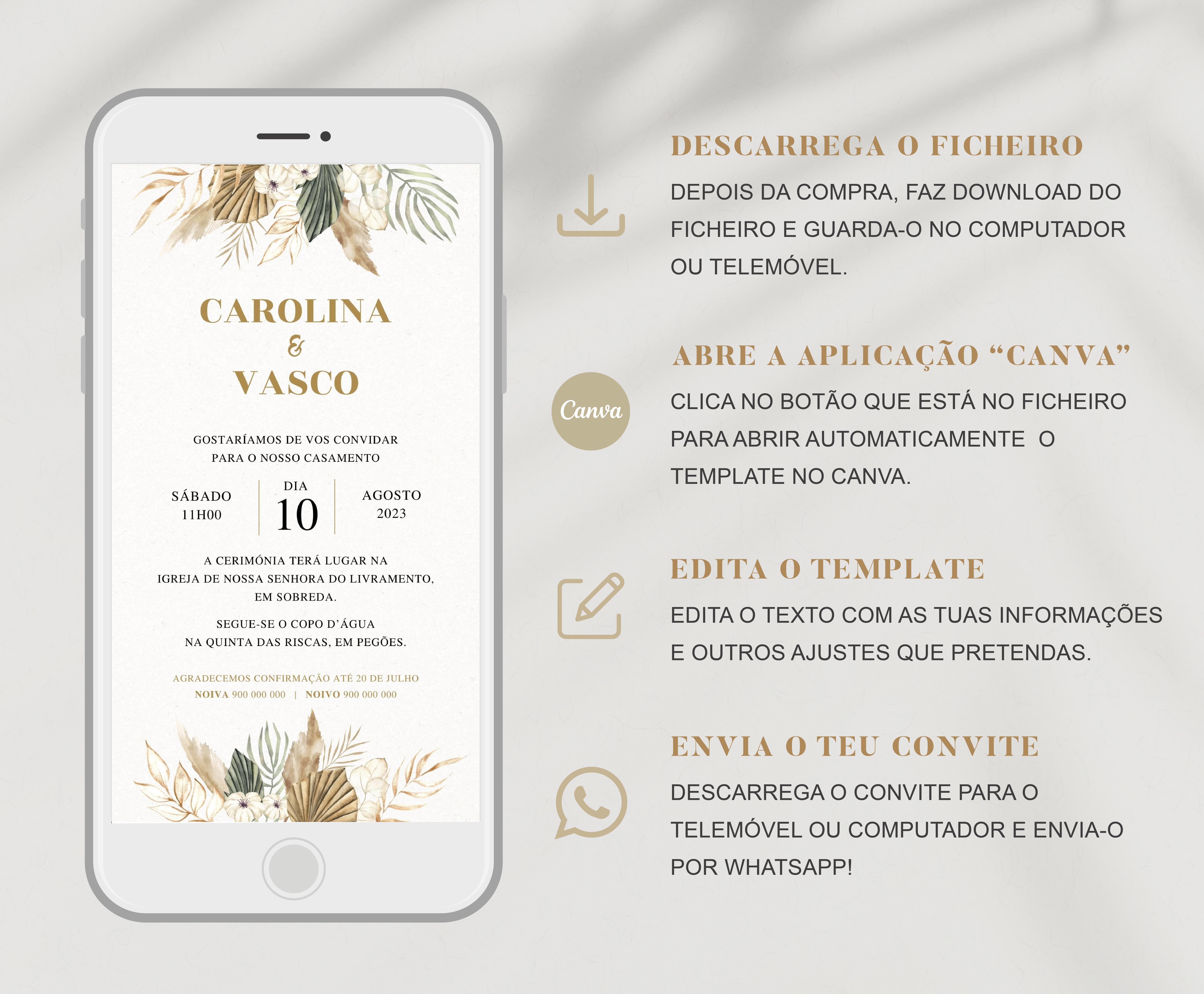 EDIT | Convite Boho