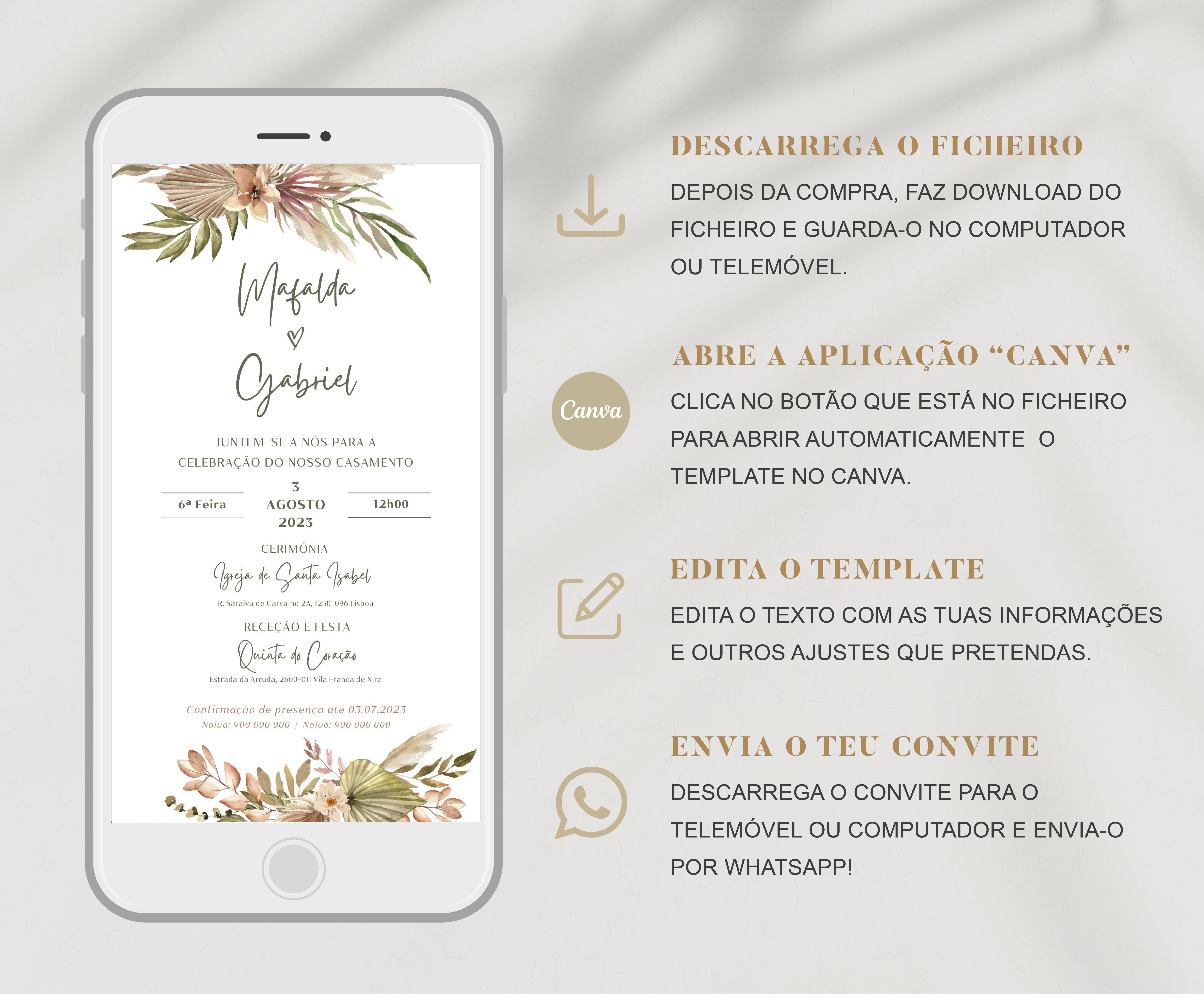 EDIT | Convite Floral Boho