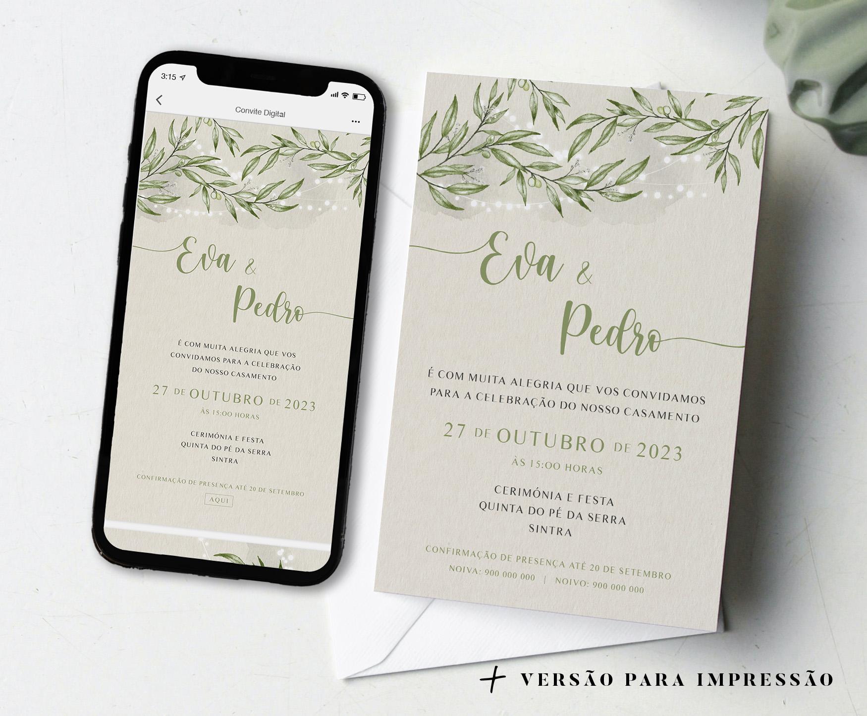 Convite Rustic Lights (c/ Mapa)