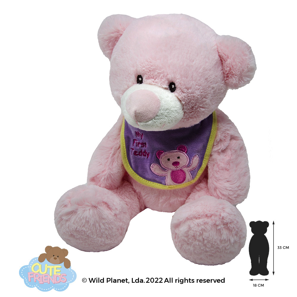 Peluche My First Teddy Rosa