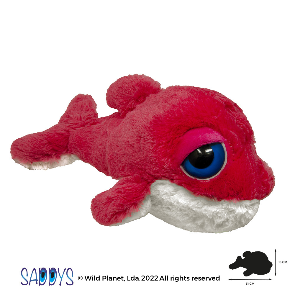 Peluche Golfinho Rosa Saddys