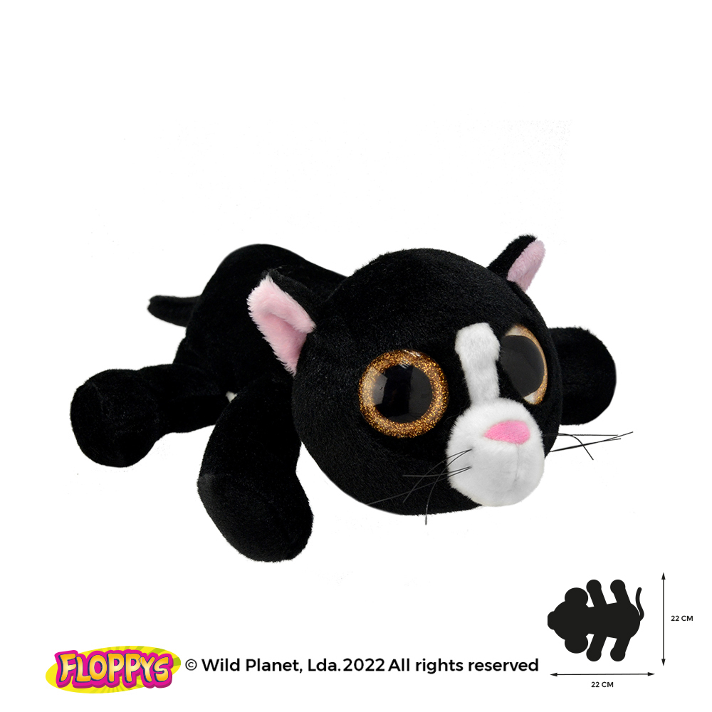 Peluche Gato Preto Floppys