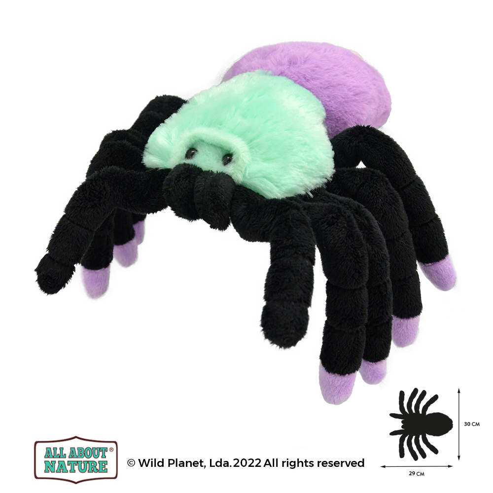 Peluche Tarantula Dedos Rosa All About Nature