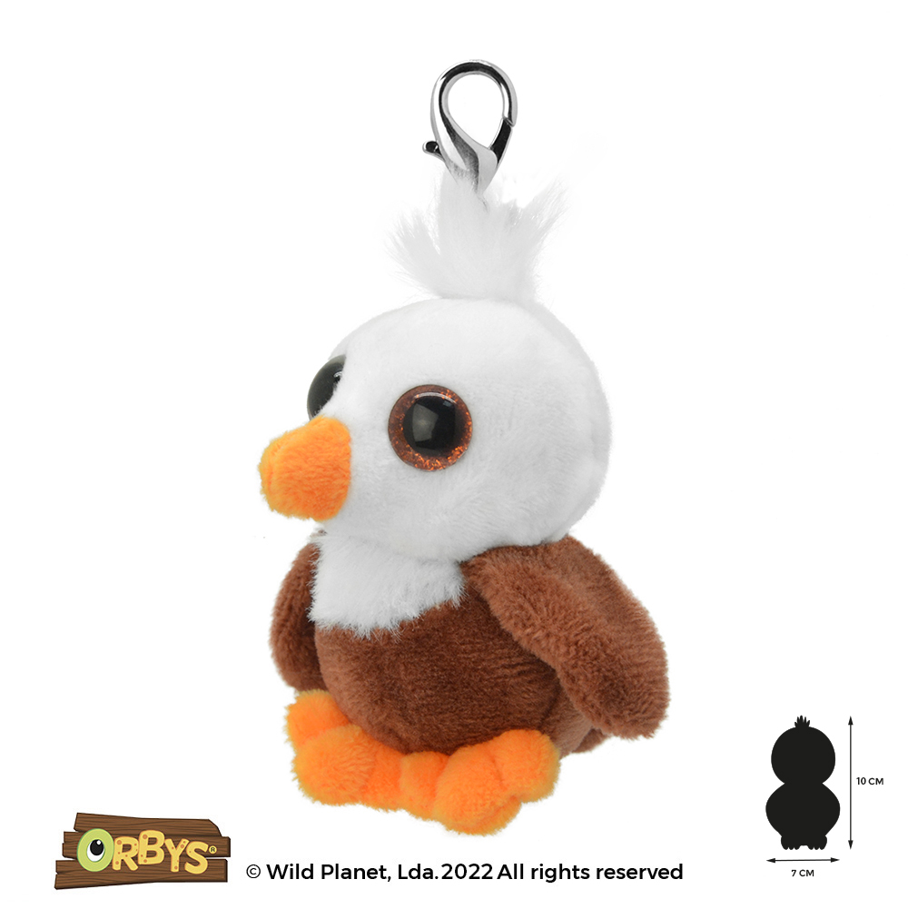 Porta Chaves de Peluche Aguia Orbys
