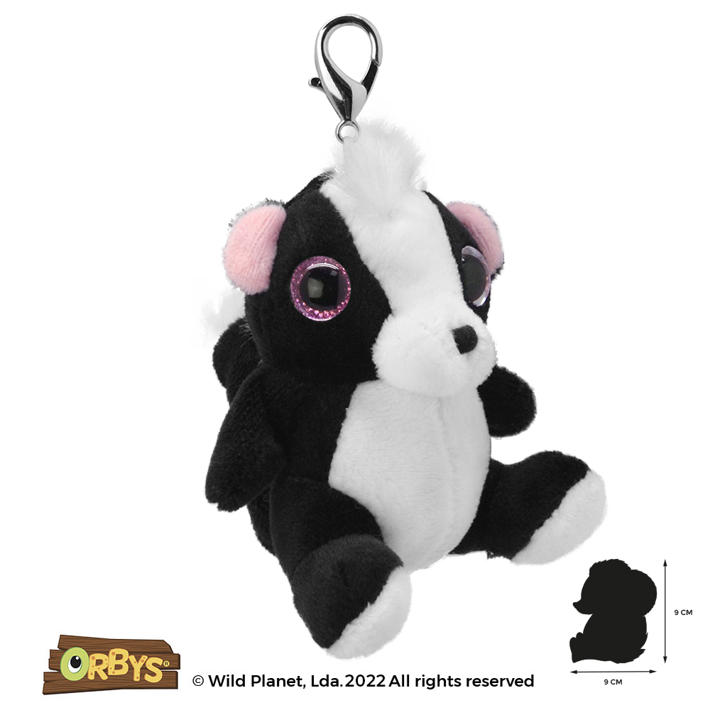 Porta Chaves de Peluche Doninha Orbys