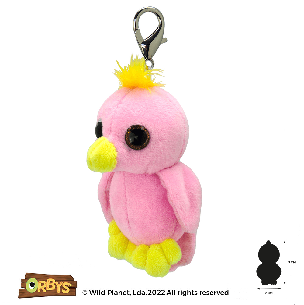 Porta Chaves de Peluche Catatua Orbys