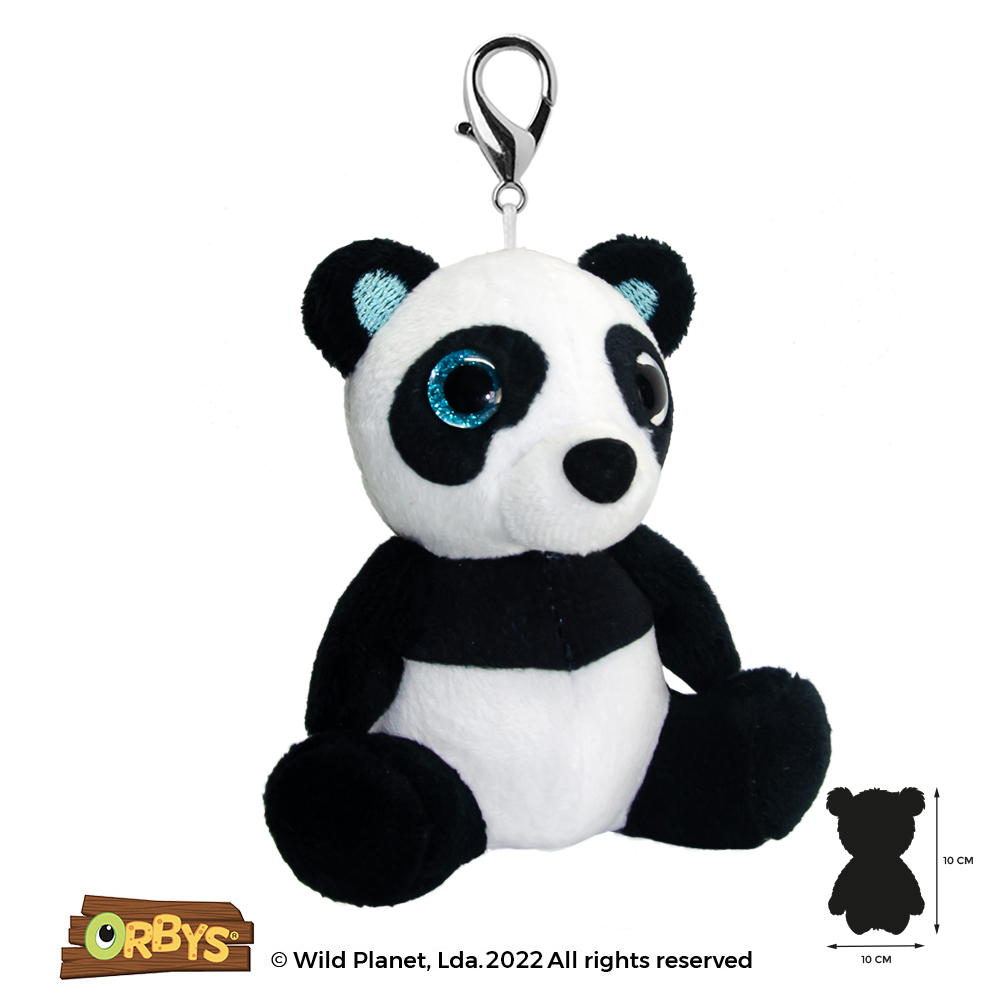 Porta Chaves de Peluche Panda Orbys