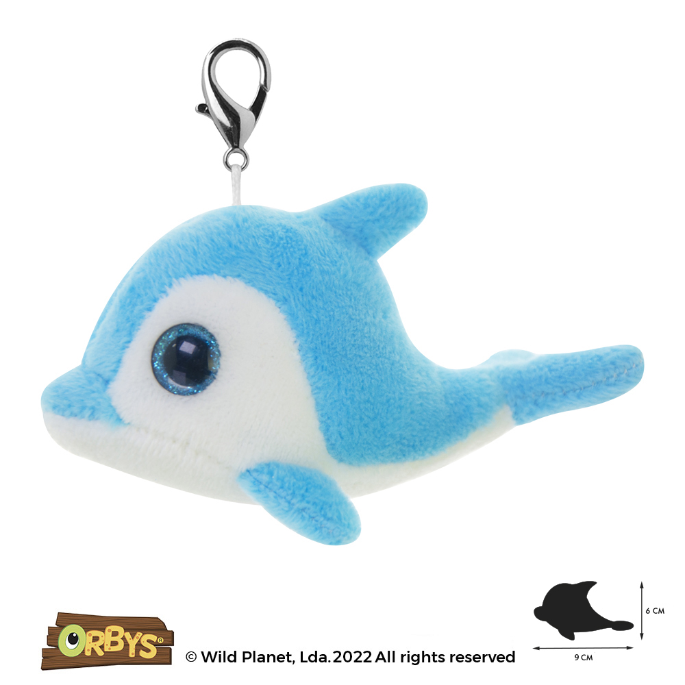 Porta Chaves de Peluche Golfinho Orbys