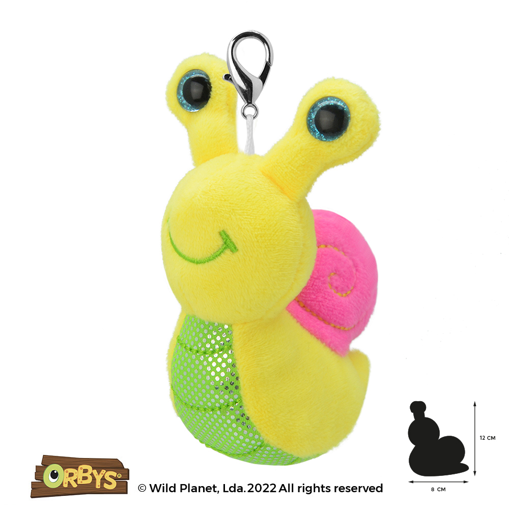 Porta Chaves de Peluche Caracol Orbys