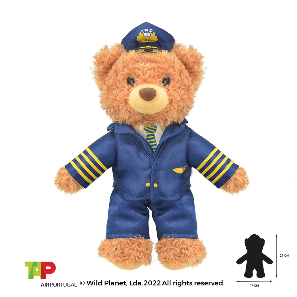 Peluche Urso Comandante TAP