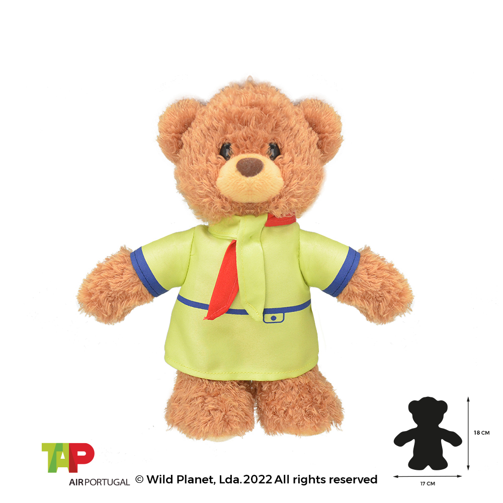 Peluche Urso Assistente de Bordo TAP