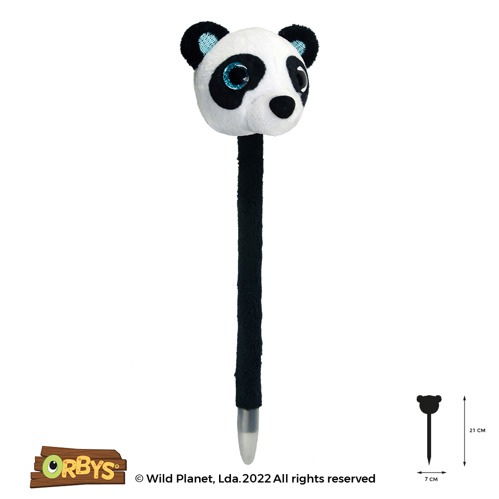 Caneta de Peluche Panda Orbys