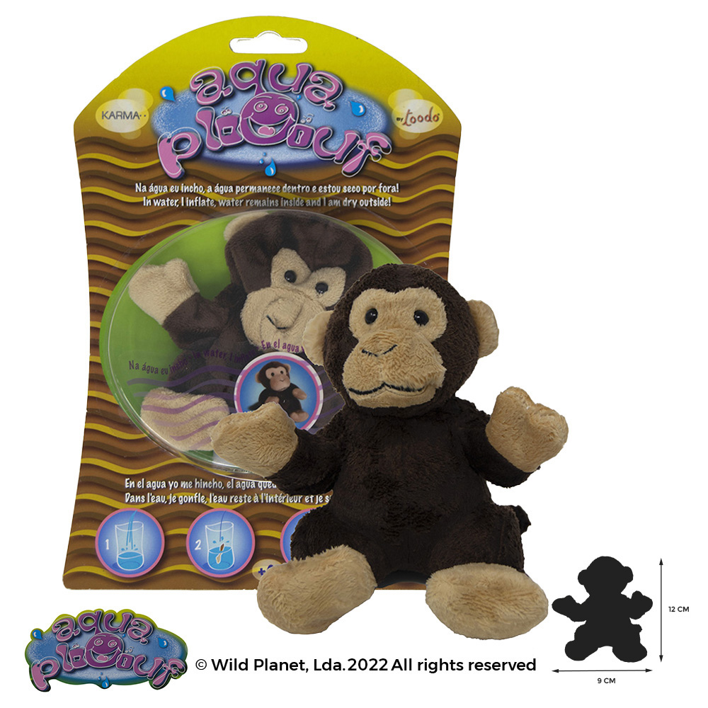 Peluche Chimpanzé Aqua Plooouf