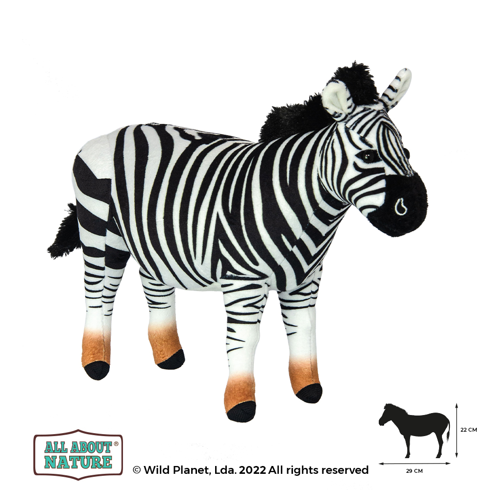 Peluche Zebra All About Nature