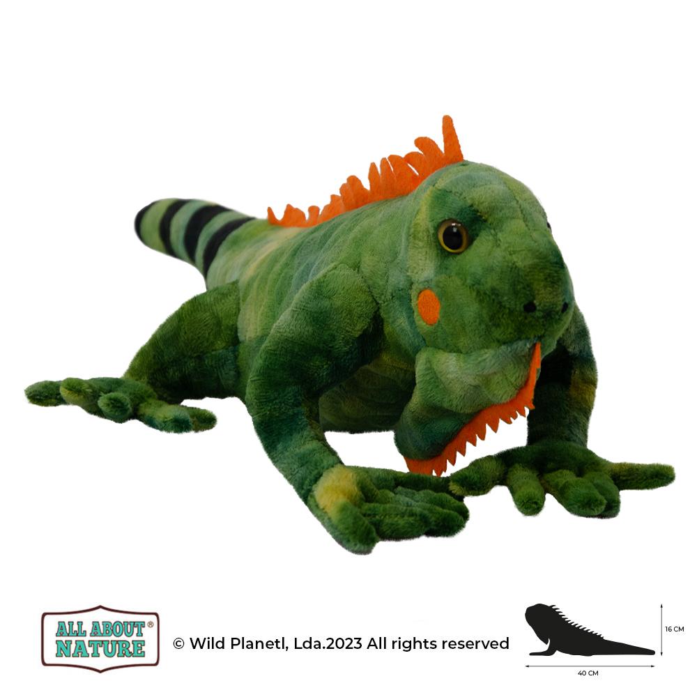 Peluche Iguana Verde All About Nature