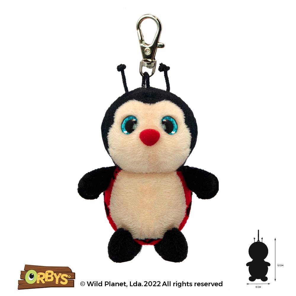Porta Chaves de Peluche Joaninha Orbys