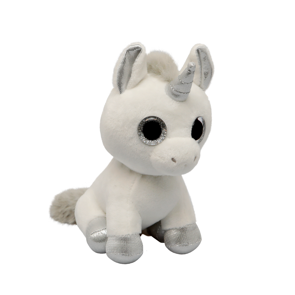 Peluche Unicornio Prateado Orbys