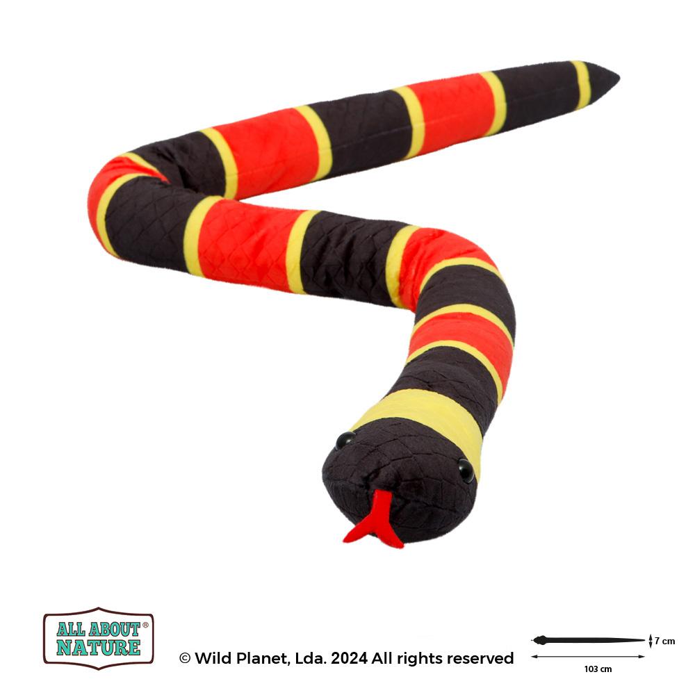Peluche Cobra Coral All About Nature