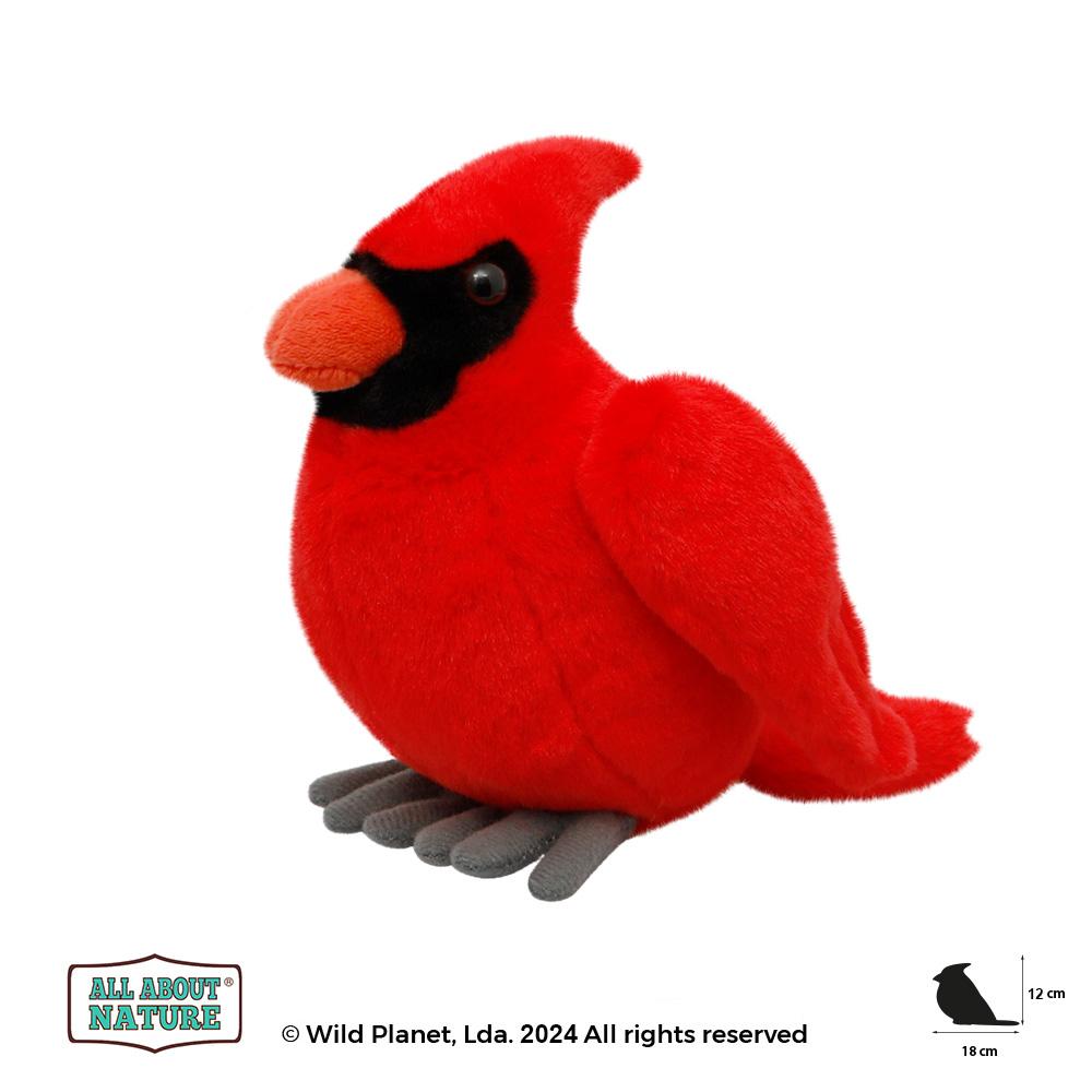 Peluche Cardeal Vermelho All About Nature
