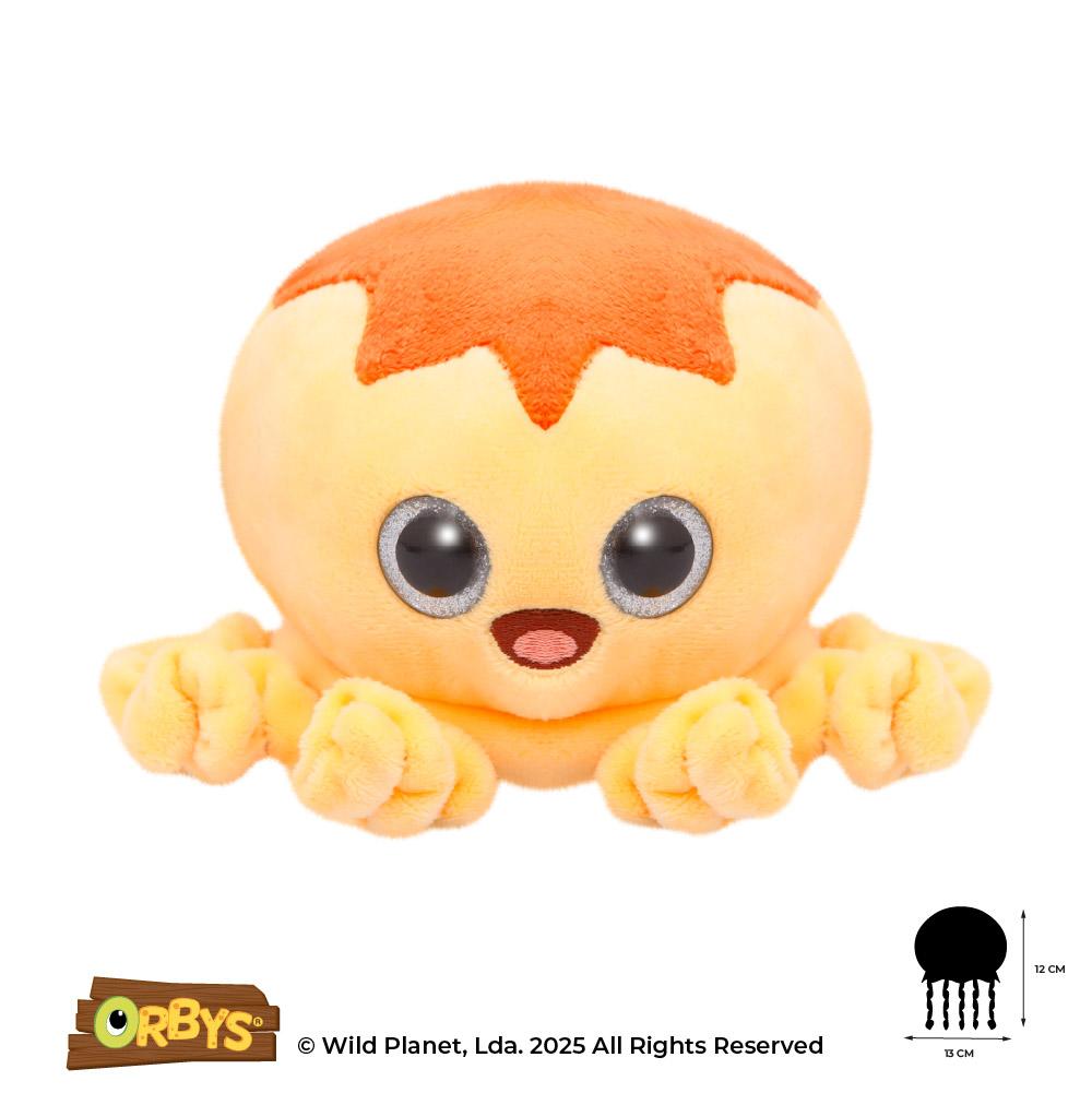Peluche Medusa Amarela Orbys
